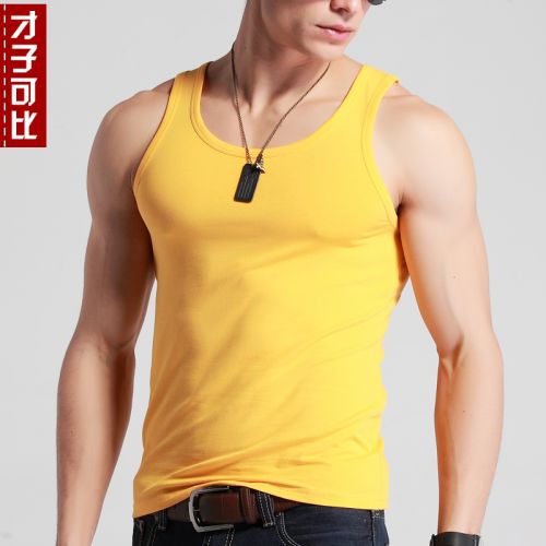 Débardeur homme maillot de corps en coton pour été - Ref 1584761