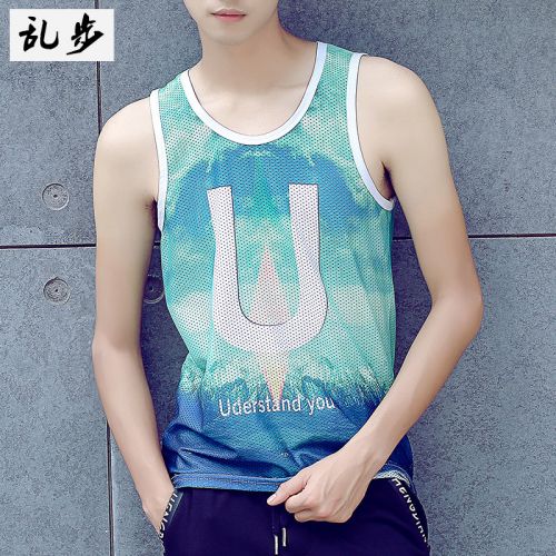 Débardeur homme maillot de corps RAMPO en polyester pour été - Ref 1584762