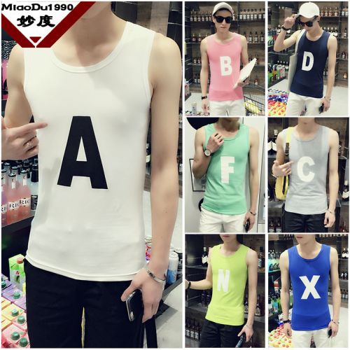 Débardeur homme maillot de corps en coton pour été - Ref 1584763