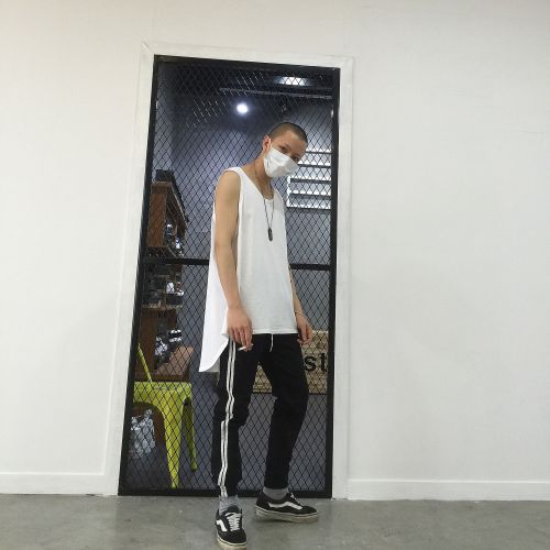 Débardeur homme maillot de corps en coton ammoniac pour été - Ref 1584840