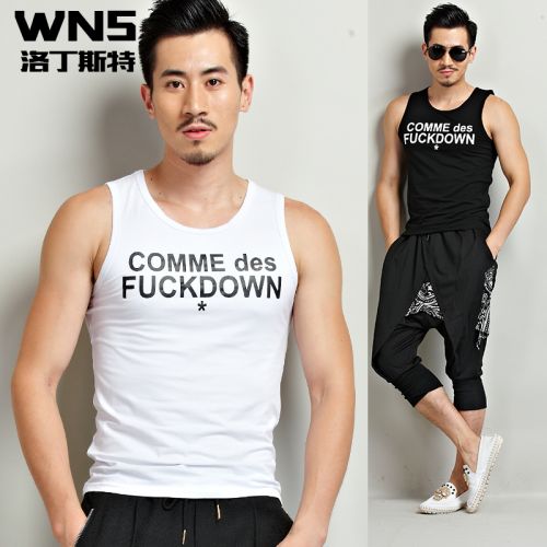 Débardeur homme maillot de corps WNS.LODIST en coton pour été - Ref 1584874