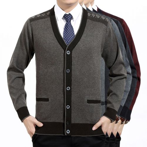 Débardeur homme Woolen gilet en laine pour hiver - Ref 1584881