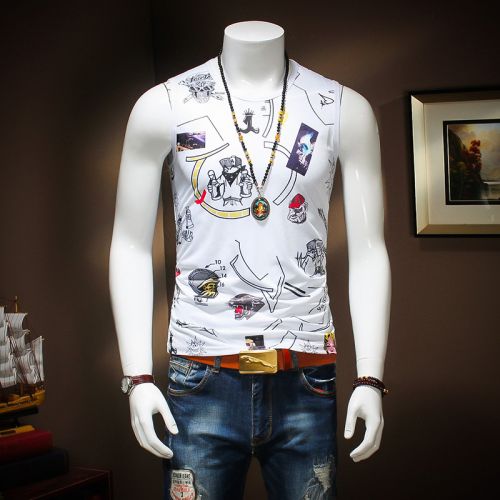 Débardeur homme maillot de corps en soie pour été - Ref 1584886