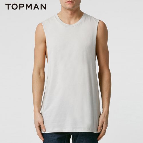 Débardeur homme maillot de corps TOPMAN en coton pour Quatre saisons - Ref 1584899