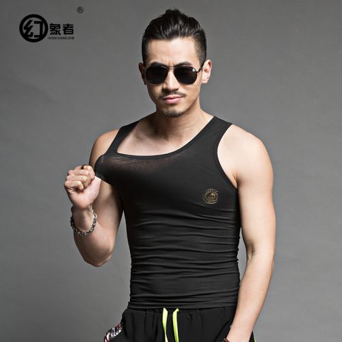 Débardeur homme maillot de corps en nylon pour été - Ref 1584945