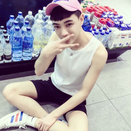 Débardeur homme maillot de corps SHIMNWIT coton pour été - Ref 1584949