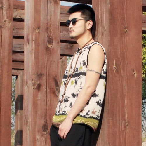 Débardeur homme maillot de corps en Fluid Systems pour été - Ref 1584988