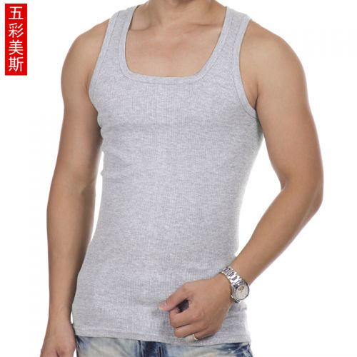 Débardeur homme maillot de corps coton pour printemps - Ref 1585025