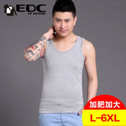 Débardeur homme maillot de corps EDC OF GIVENSI en coton pour été - Ref 1585061