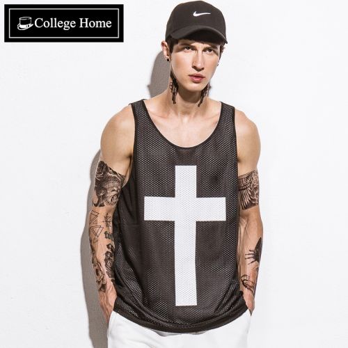 Débardeur homme maillot de corps COLLEGE HOME Polyester pour été - Ref 1585083