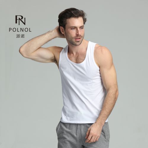 Débardeur homme maillot de corps POLNOL en coton ammoniac pour Quatre saisons - Ref 1585095