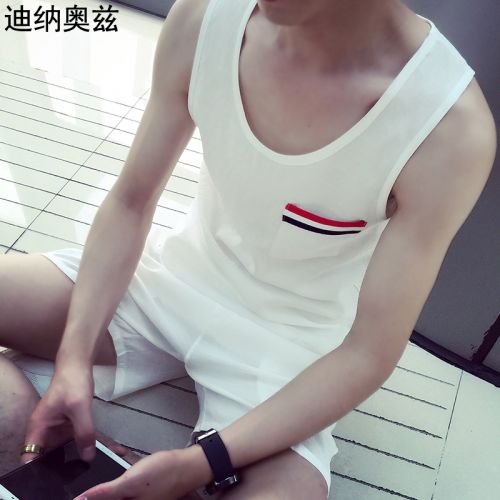 Débardeur homme Woolen gilet DEENAOZZY coton pour été - Ref 1585096