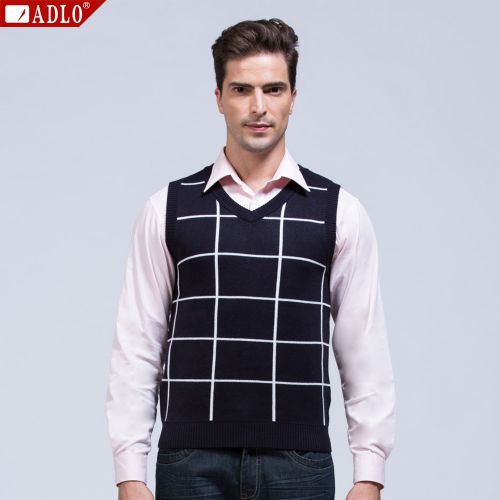 Débardeur homme Woolen gilet ADLO en acrylique pour automne - Ref 1585226