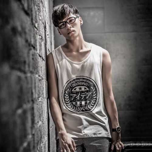 Débardeur homme maillot de corps 21TH SKON en coton pour été - Ref 1585339