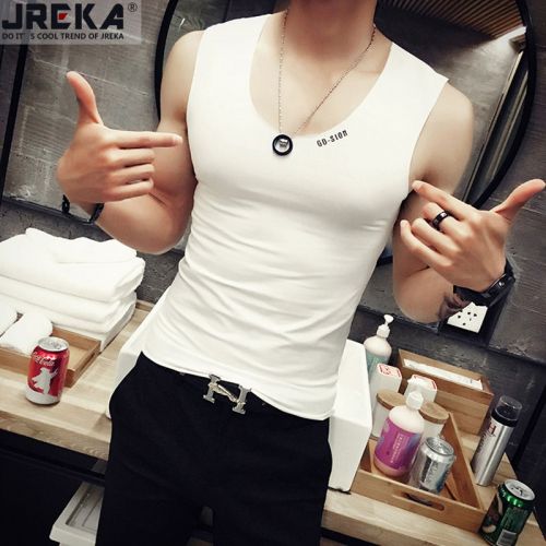 Débardeur homme maillot de corps JREKA en coton pour été - Ref 1585372