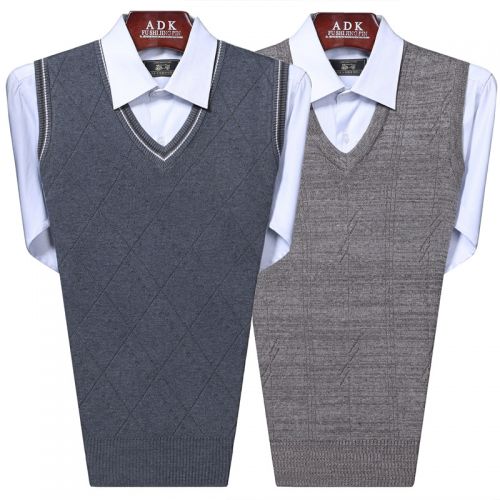 Débardeur homme Woolen gilet pour automne - Ref 1585380