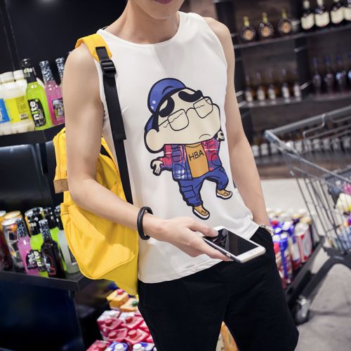 Débardeur homme maillot de corps en coton ammoniac pour été - Ref 1585393