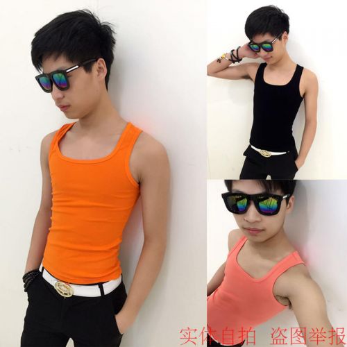 Débardeur homme Woolen gilet en coton pour été - Ref 1585530