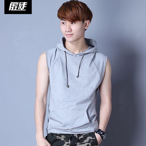 Débardeur homme maillot de corps en coton ammoniac pour été - Ref 1585532