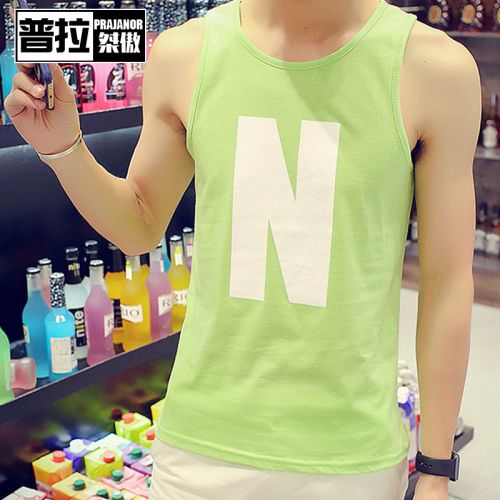 Débardeur homme maillot de corps PRAJANOR en coton pour été - Ref 1585557