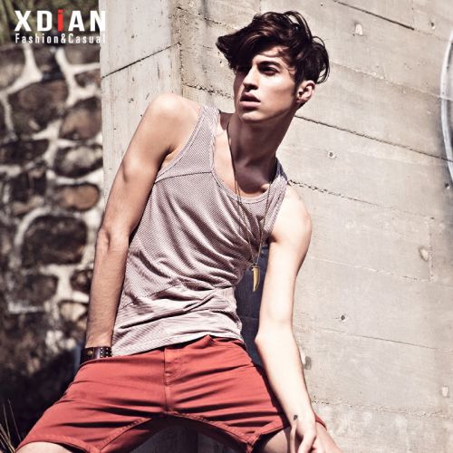 Débardeur homme maillot de corps XDIAN en coton pour été - Ref 1585678