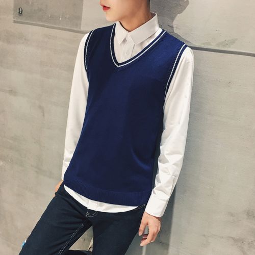 Débardeur homme Woolen gilet en CVC pour automne - Ref 1585708