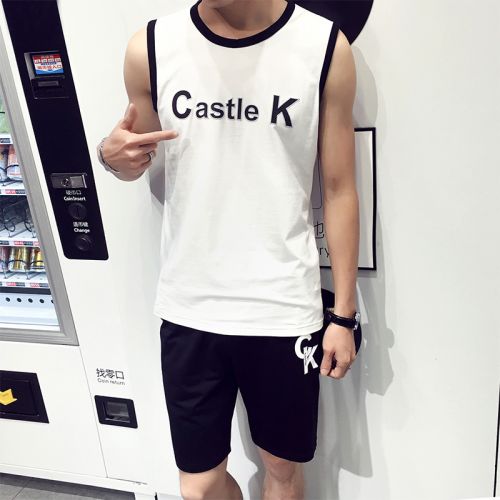 Débardeur homme maillot de corps en coton pour été - Ref 1585732