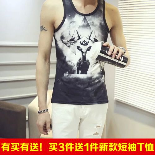 Débardeur homme maillot de corps en coton pour été - Ref 1585740