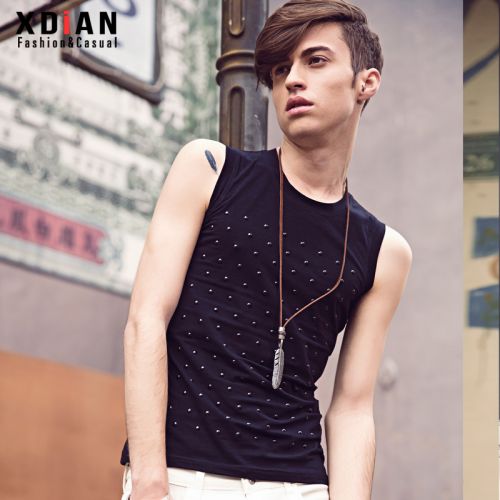 Débardeur homme maillot de corps XDIAN en coton pour été - Ref 1585837