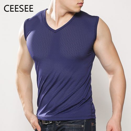 Débardeur homme Woolen gilet en nylon pour été - Ref 1585843