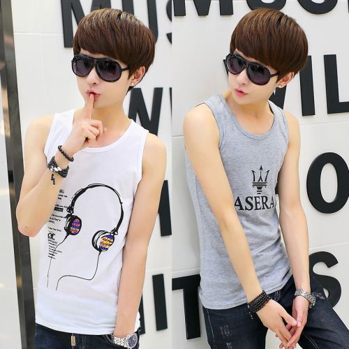 Débardeur homme maillot de corps en coton ammoniac pour été - Ref 1585864