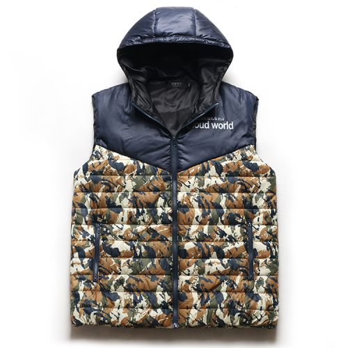 Débardeur homme Cotton vest en polyester pour hiver - Ref 1585867