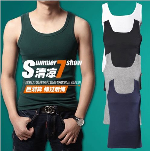 Débardeur homme maillot de corps ACUNAJECE en coton pour été - Ref 1585878