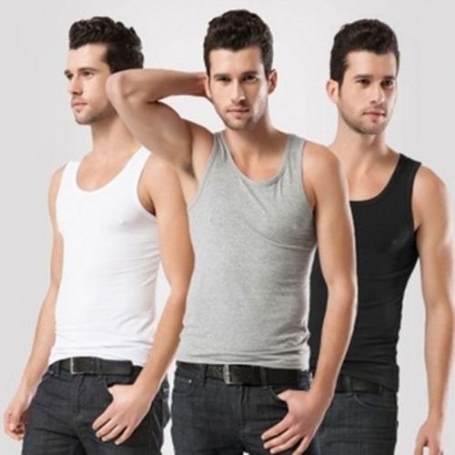 Débardeur homme maillot de corps en coton pour été - Ref 1585906