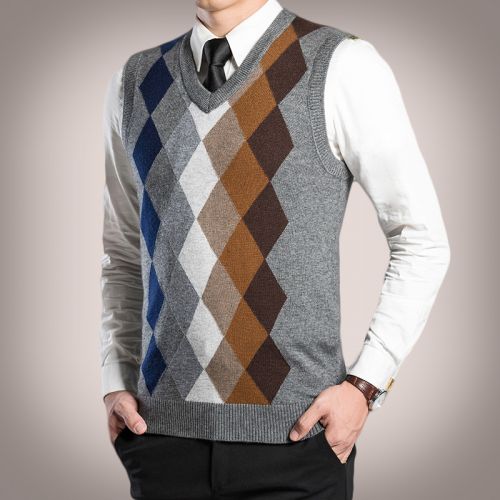 Débardeur homme Woolen gilet pour Quatre saisons - Ref 1585925