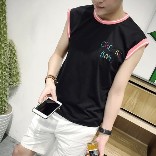 Débardeur homme maillot de corps CDIROHOMM Coton fibre élastique polyuréthane spandex pour été - Ref 1585978