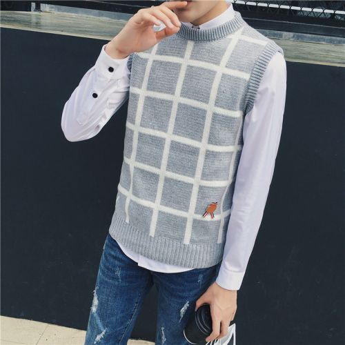 Débardeur homme Woolen gilet pour automne - Ref 1586011