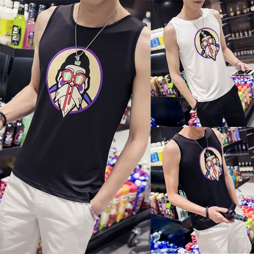 Débardeur homme maillot de corps en coton ammoniac pour été - Ref 1586037