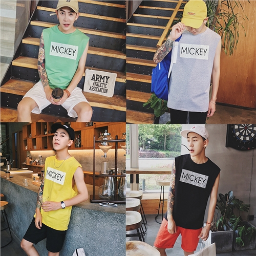 Débardeur homme maillot de corps en coton ammoniac pour été - Ref 1586049