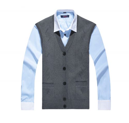 Débardeur homme Woolen gilet en laine pour automne - Ref 1586051