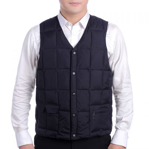 Débardeur homme Cotton vest en nylon pour hiver - Ref 1586080