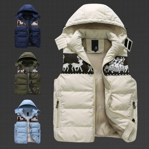 Débardeur homme Cotton vest en polyester pour hiver - Ref 1586190