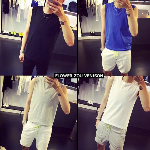 Débardeur homme maillot de corps en coton pour été - Ref 1586200