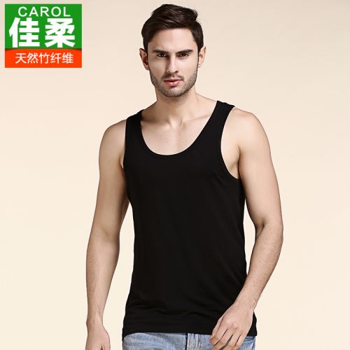 Débardeur homme maillot de corps des fibres cellulose régénérées fibre élastique polyuréthane spandex pour été - Ref 1586202