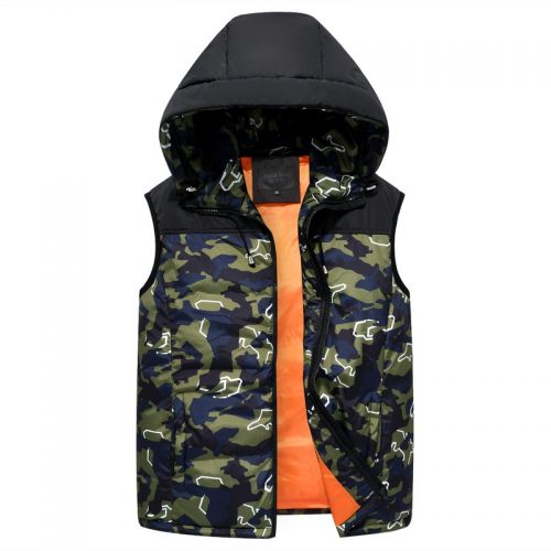 Débardeur homme Cotton vest en rayonne pour hiver - Ref 1586215