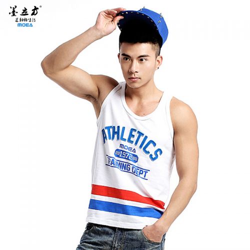 Débardeur homme maillot de corps en coton pour été - Ref 1586218