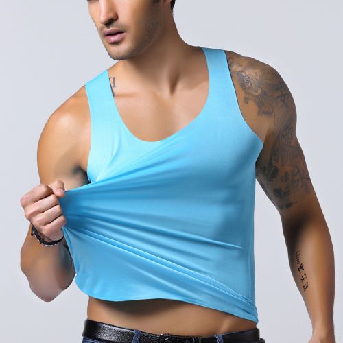 Débardeur homme maillot de corps en modal pour été - Ref 1586231