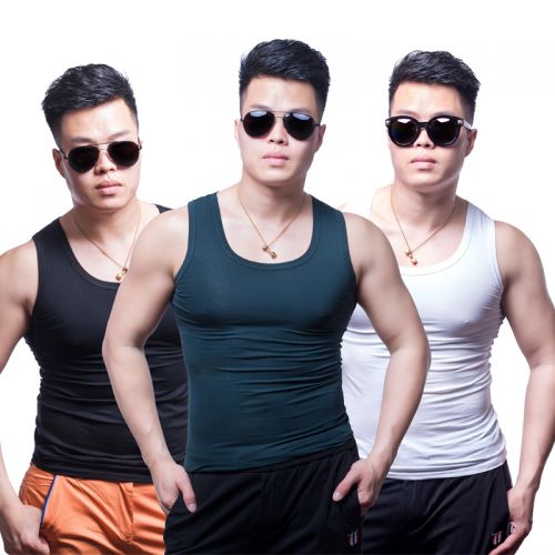 Débardeur homme maillot de corps en coton ammoniac - Ref 1586233