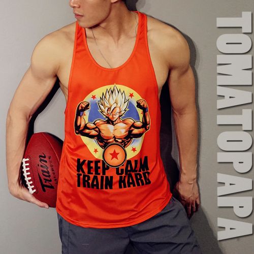 Débardeur homme maillot de corps TOMATOPAPA Polyéthylène téréphtalate PET polyuréthane élastique fibreux spandex pour été - Ref 1586273