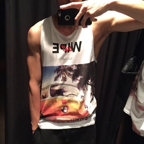 Débardeur homme maillot de corps TOMATOPAPA - Ref 1586277